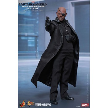 Captain America The Winter Soldier Movie Masterpiece Action Figure 1/6 Nick Fury 30 cm